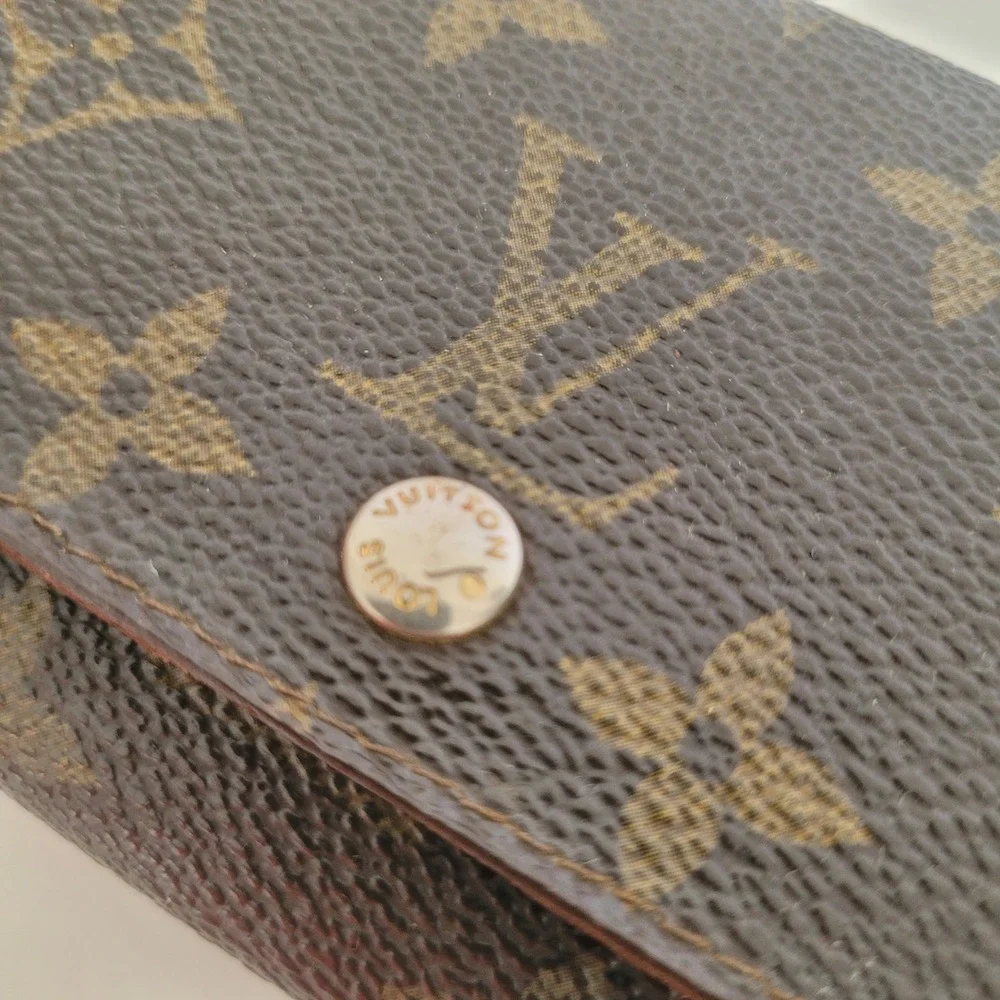 Louis Vuitton Monogram Canvas Portefeuille Tresor Wallet Vintage Brown 882‎ AN - Picture 13 of 15